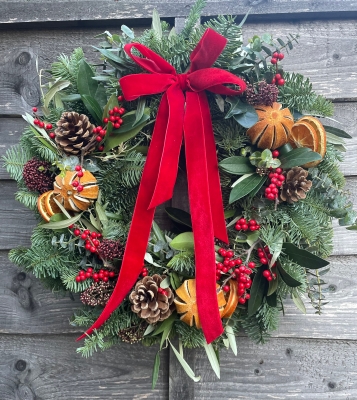 Christmas wreath workshop