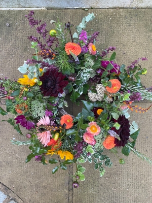 Posy Basket Wreath