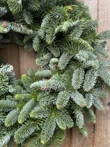Blue pine wreath