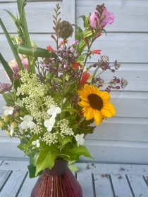 Country garden vase