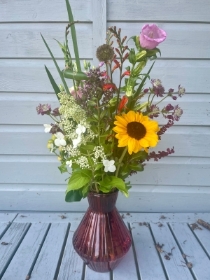 Country garden vase